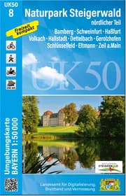Cover von UK50-8 Naturpark Steigerwald, nördlicher Teil