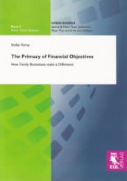 Cover von The Primacy of Financial Objectives