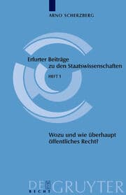 Cover von Wozu und wie überhaupt noch öffentliches Recht?