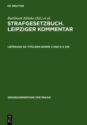 Cover von Titeleien Bände 3 und 9; § 356