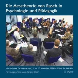 Cover von Die Messtheorie von Rasch in Psychologie und Pädagogik