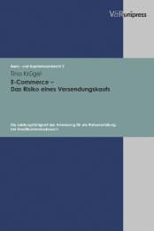 Cover von E-Commerce: Das Risiko eines Versendungskaufs