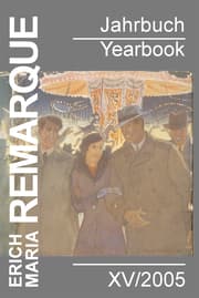 Cover von Erich Maria Remarque Jahrbuch XV/2005