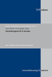 Cover von Verwaltungsrecht in Europa 1