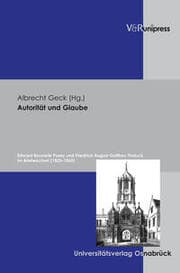 Cover von Autorität und Glaube