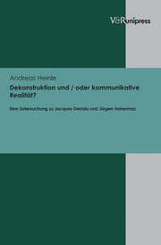 Cover von Dekonstruktion und / oder kommunikative Realität?