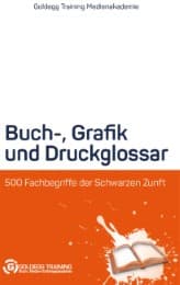 Cover von Buch-, Grafik- und Druckglossar