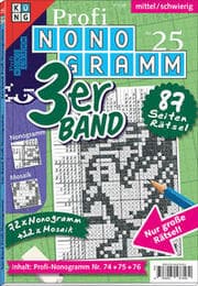 Cover von Profi-Nonogramm 3er-Band Nr. 25