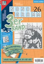 Cover von Nonogramm 3er-Band Nr. 26
