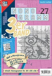 Cover von Nonogramm 3er-Band Nr. 27