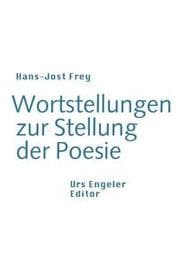 Cover von Wortstellungen zur Stellung der Poesie