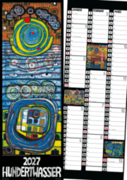 Cover von Hundertwasser Streifenkalender Art 2027