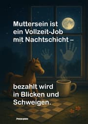 Cover von Muttersein ist ein Vollzeit-Job mit Nachtschicht - bezahlt wird in Blicken und Schweigen