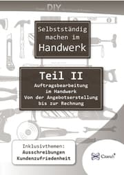 Cover von Selbstständig machen im Handwerk Teil II