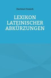 Cover von Lexikon lateinischer Abkürzungen