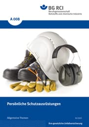 Cover von A 008 - Persönliche Schutzausrüstungen