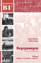 Cover von Begegnungen Deutsch als Fremdsprache B1+: Glossar