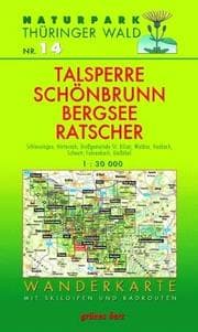 Cover von Wanderkarte Talsperre Schönbrunn, Bergsee Ratscher