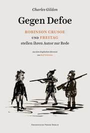 Cover von Gegen Defoe - Robinson Crusoe und Freitag stellen ihren Autor zur Rede