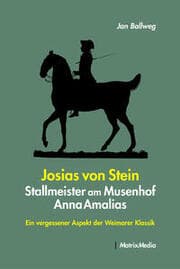 Cover von Josias von Stein - Stallmeister am Musenhof Anna Amalias