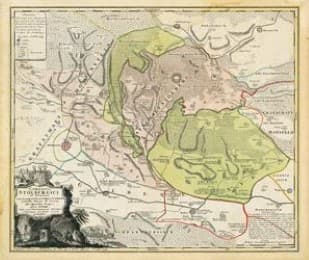 Cover von Histrosche Karte: Grafschaft STOLBERG mit NORDHAUSEN dem Harz 1736 (plano)