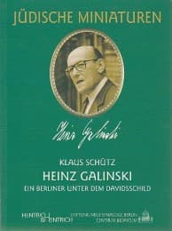 Cover von Heinz Galinski