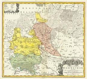 Cover von Historische Karte : Grafschaft Hohnstein mit den Herrschaften Klettenberg und Lohra im Harz 1761 (Plano)