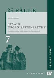 Cover von Staatsorganisationsrecht - Staatsrecht