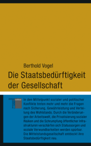 Cover von Die Staatsbedürftigkeit der Gesellschaft
