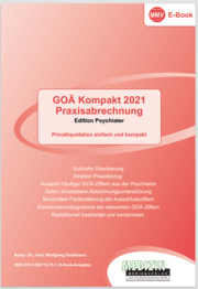 Cover von GOÄ Kompakt 2021 Psychiater