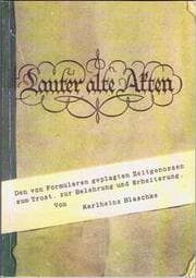 Cover von Lauter alte Akten