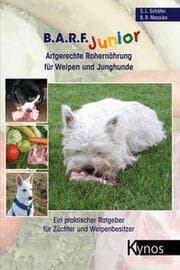 Cover von B.A.R.F. Junior - Artgerechte Rohernährung für Welpen und Junghunde