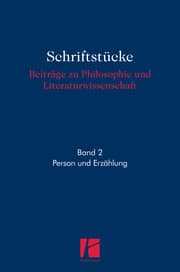 Cover von Person und Erzählung