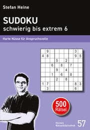 Cover von Sudoku schwierig bis extrem 6
