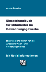 Cover von Einsatzhandbuch für Mitarbeiter im Bewachungsgewerbe