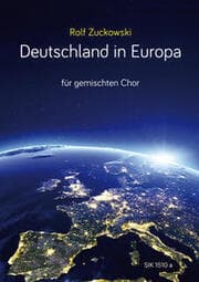 Cover von Deutschland in Europa für gemischten Chor
