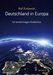 Cover von Deutschland in Europa für Einstimmigen Kinderchor