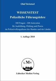 Cover von WISSENSTEST: Polizeiliche Führungslehre