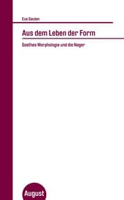 Cover von Aus dem Leben der Form