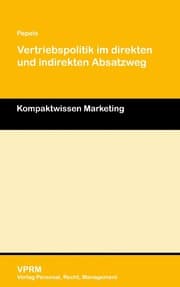 Cover von Vertriebspolitik im direkten und indirekten Absatzweg