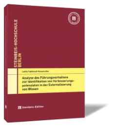 Cover von Analyse des Führungsverhaltens zur Identifikation von Verbesserungspotenzialen in der Externalisierung von Wissen