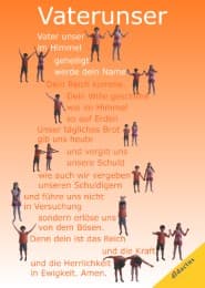 Cover von Vaterunser-Poster mit Bewegungen