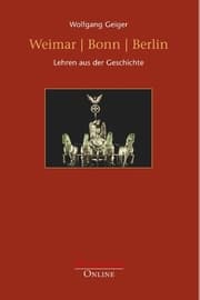 Cover von Weimar/Bonn/Berlin