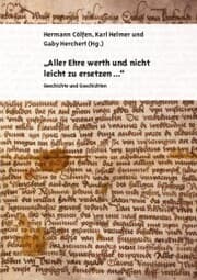 Cover von 'Aller Ehre werth und nicht leicht zu ersetzen...'