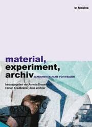 Cover von material, experiment, archiv