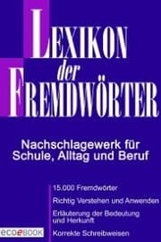 Cover von Lexikon der Fremdwörter