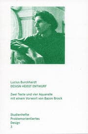 Cover von Design heisst Entwurf