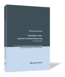 Cover von Konzeption einer passiven Zinsbuchsteuerung