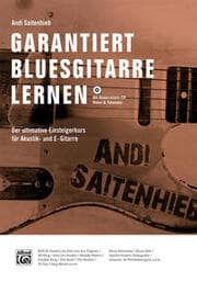 Cover von Garantiert Bluesgitarre lernen