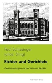 Cover von Richter und Gerichtete